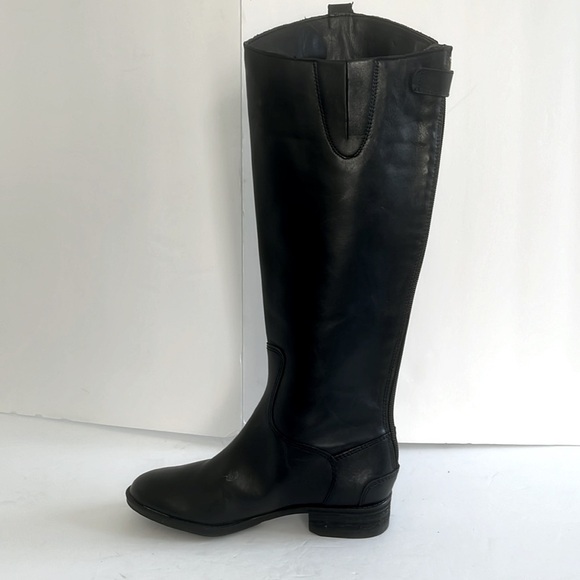 Sam Edelman $200 Penny Knee High Riding Black Leather Riding Boots Size 5 NWT - Picture 9 of 11